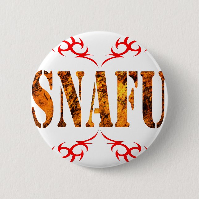 CHAPA REDONDA DE 5 CM SNAFU (Anverso)