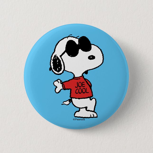 Chapa Redonda De 5 Cm Snoopy "Joe Guay" (Anverso)