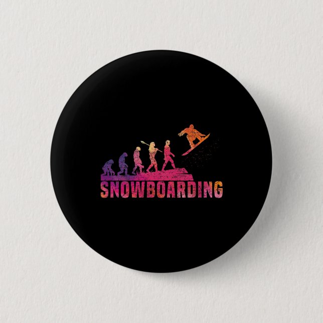 Chapa Redonda De 5 Cm Snowboard Snowboard Evolution Freestyle Snowboa (Anverso)