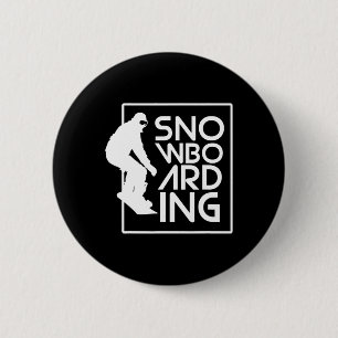 Chapa Redonda De 5 Cm Snowboard Snowboard Regalo de Snowboard Amor Snowb