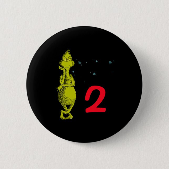 Chapa Redonda De 5 Cm Snowflake Birthday Baby  (Anverso)