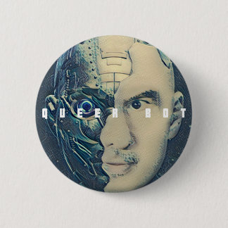 CHAPA REDONDA DE 5 CM SNŐWFLAKE MAKER - QUEERBOT - BADGE