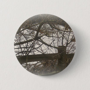 Chapa Redonda De 5 Cm Snowy Woods
