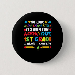Chapa Redonda De 5 Cm So Long Kindergarten 1º grado