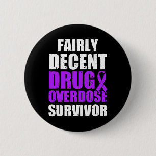 Chapa Redonda De 5 Cm Sobredosificación de fármacos Conciencia Guerrero 