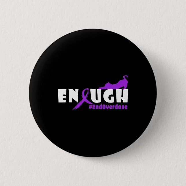 Chapa Redonda De 5 Cm Sobredosificación de Gato Divertido Conciencia sob (Anverso)