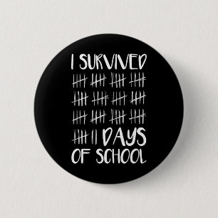Chapa Redonda De 5 Cm Sobreviví 67 Días De Escuela Divertido 67 Meme Con