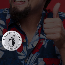 Chapa Redonda De 5 Cm Sobreviví al cierre del crucero