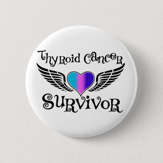 Chapa Redonda De 5 Cm Sobreviviente de cáncer tiroideo