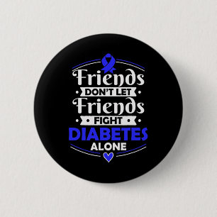 Chapa Redonda De 5 Cm Sobreviviente de la diabetes dependiente de insuli