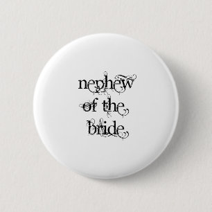 Chapa Redonda De 5 Cm sobrino de la novia