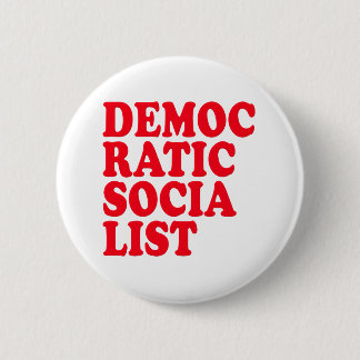 Chapa Redonda De 5 Cm Socialista Democratic