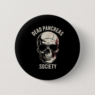 Chapa Redonda De 5 Cm Sociedad de Páncreas Muerto: Sensibilización sobre