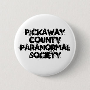 Chapa Redonda De 5 Cm Sociedad paranormal del condado de Pickaway