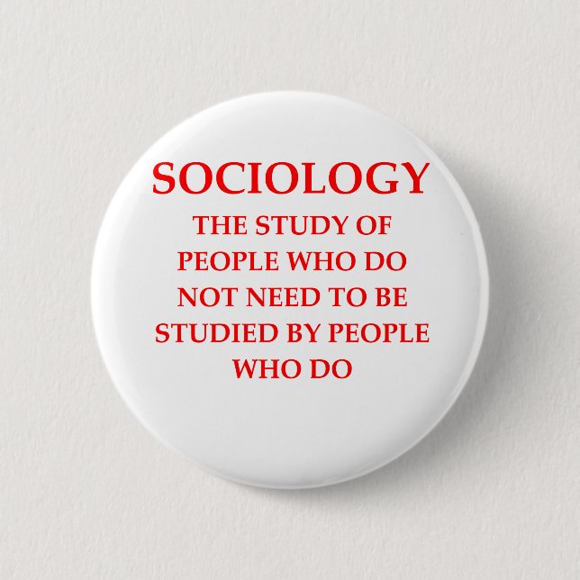 Chapa Redonda De 5 Cm sociología (Anverso)
