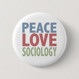 Chapa Redonda De 5 Cm Sociología del amor de la paz