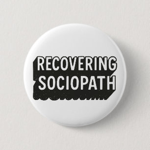 Chapa Redonda De 5 Cm Sociopath