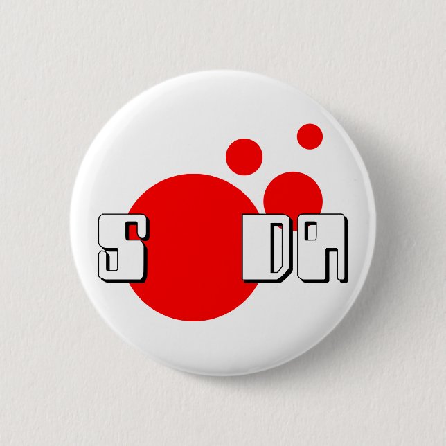 Chapa Redonda De 5 Cm SODA japonés (Anverso)