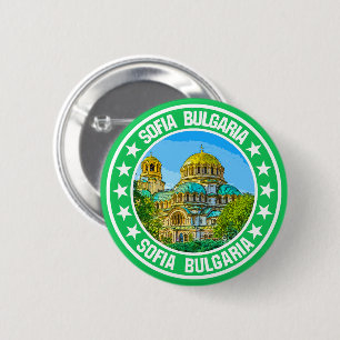 Chapa Redonda De 5 Cm Sofia Bulgaria