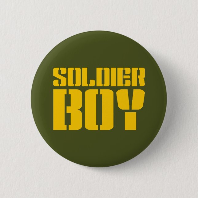 CHAPA REDONDA DE 5 CM SOLDIER BOY (Anverso)