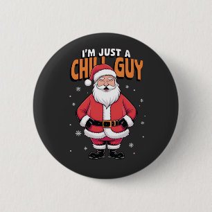 Chapa Redonda De 5 Cm Solo soy un chico malo Navidades meme 2025