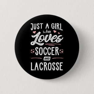 Chapa Redonda De 5 Cm Solo Un Chica Que Ama El Fútbol Y La Mujer Regalo 