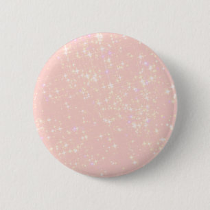 Chapa Redonda De 5 Cm Sombrero rosa Rubor - Añadir texto, monograma como