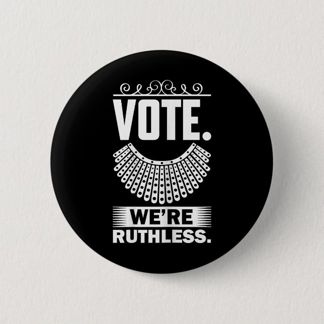 Chapa Redonda De 5 Cm Somos derechos implacables de las mujeres (Anverso)