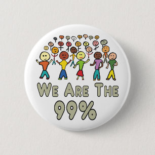Chapa Redonda De 5 Cm Somos el 99%