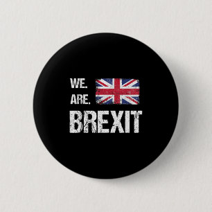 Chapa Redonda De 5 Cm Somos el Brexit, bandera de Union Jack, deja la ci