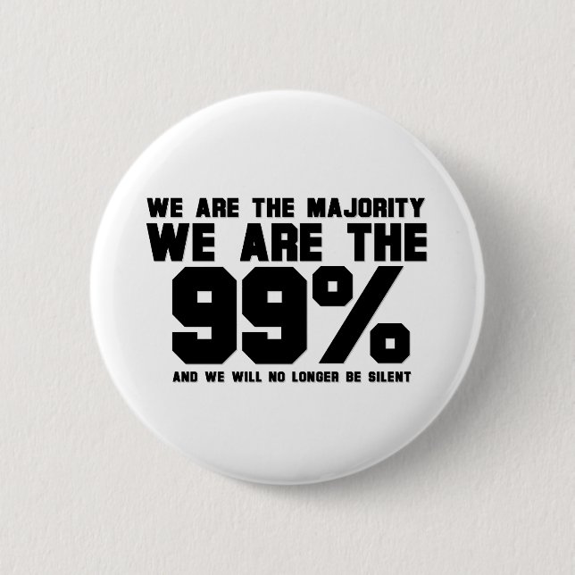 CHAPA REDONDA DE 5 CM SOMOS LOS 99% (Anverso)