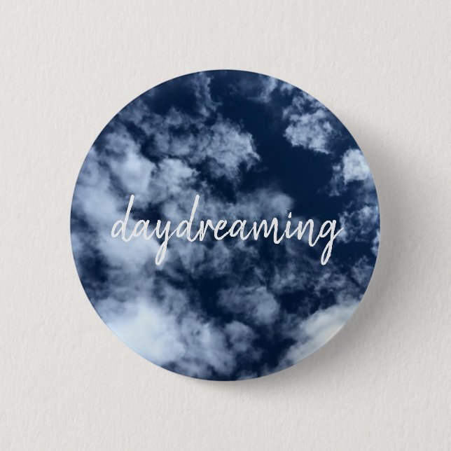 Chapa Redonda De 5 Cm Soñando diurnos - (Anverso)