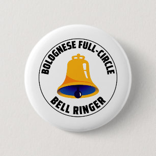 Chapa Redonda De 5 Cm Sonido de Bell Ringer Bolognese Full Circle