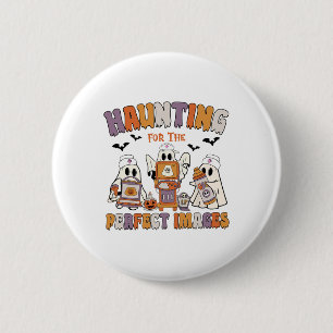 Chapa Redonda De 5 Cm Sonógrafo retro Ultrasonido Tech Halloween Vascul