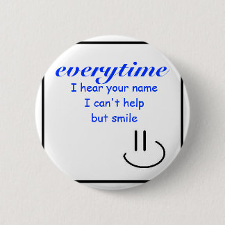 Chapa Redonda De 5 Cm Sonrisa en su nombre