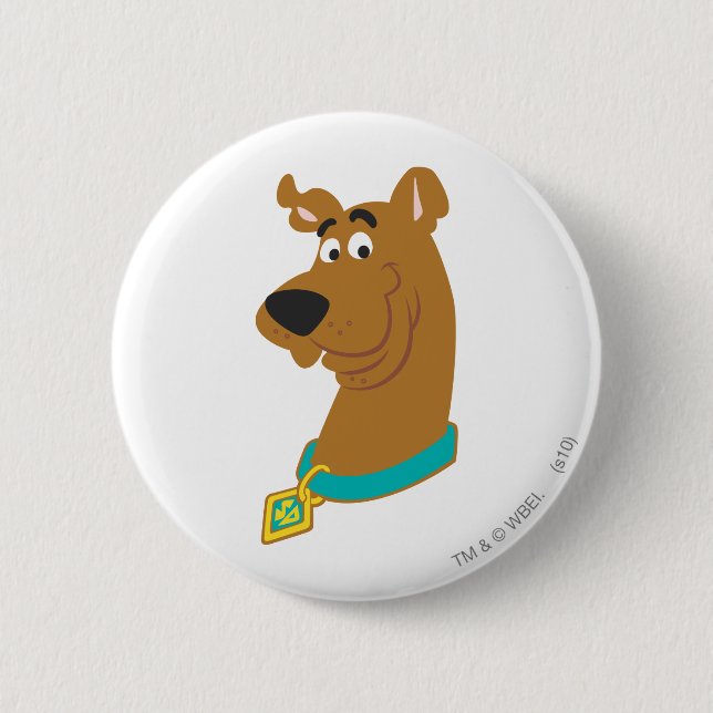 Chapa Redonda De 5 Cm Sonrisa Scooby-Doo (Anverso)