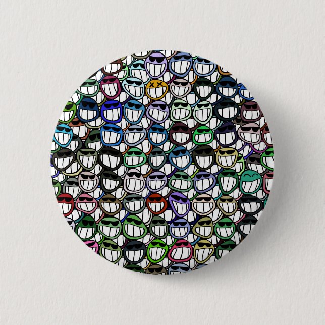 Chapa Redonda De 5 Cm Sonrisas (Anverso)