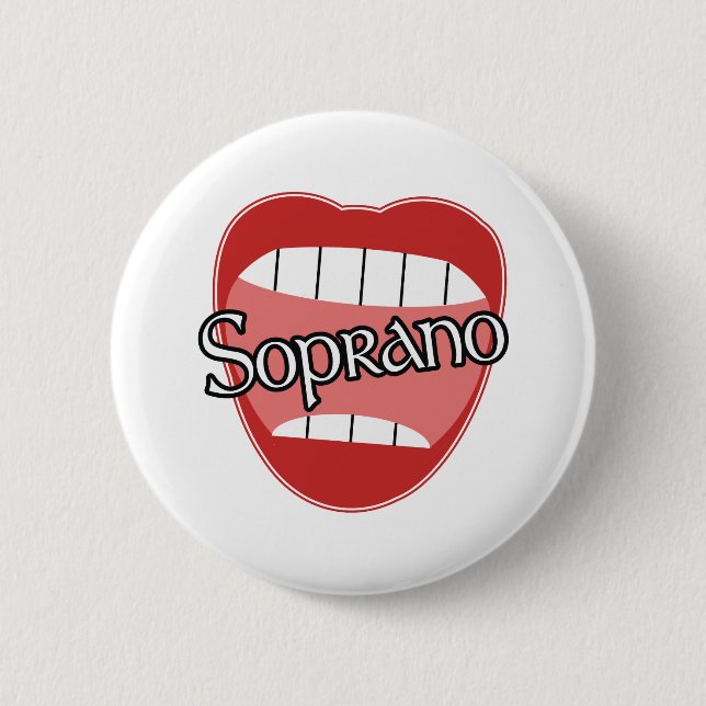 Chapa Redonda De 5 Cm Soprano (Anverso)