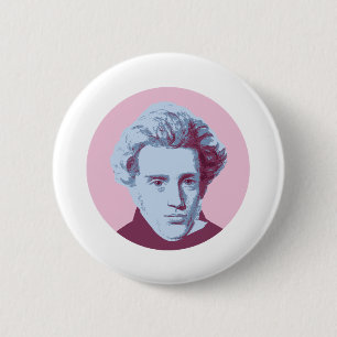 Chapa Redonda De 5 Cm Soren Kierkegaard