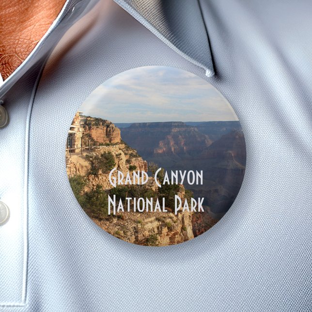 Chapa Redonda De 5 Cm Souvenir del parque nacional del Gran Cañón (Vacation Keepsake - add a photo from your trip)