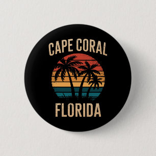 Chapa Redonda De 5 Cm Souvenirs de vacaciones de Cape Coral Florida para