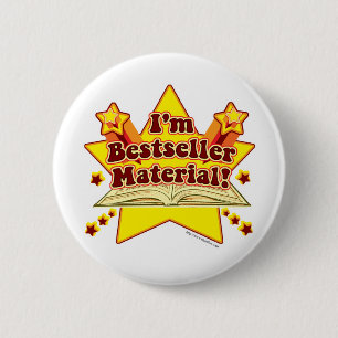 Chapa Redonda De 5 Cm ¡Soy Bestseller Material!