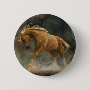 Chapa Redonda De 5 Cm Soy de oro