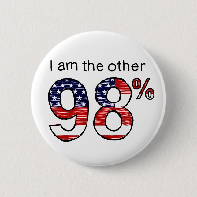 Chapa Redonda De 5 Cm Soy el otro 98% (Anverso)