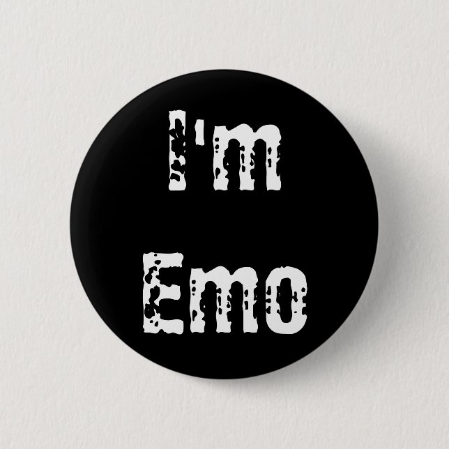 Chapa Redonda De 5 Cm Soy Emo (Anverso)