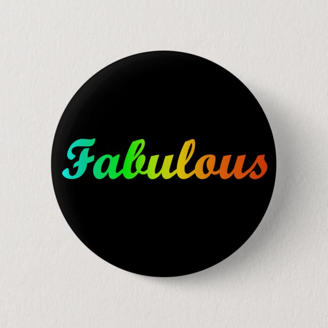 Chapa Redonda De 5 Cm Soy Fabulous Button (Anverso)