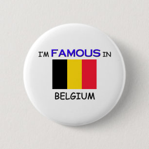 Chapa Redonda De 5 Cm Soy famoso en BÉLGICA