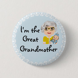 Chapa Redonda De 5 Cm Soy la bisabuela