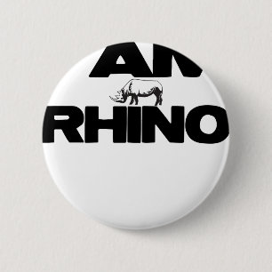 CHAPA REDONDA DE 5 CM SOY RINOCERONTE