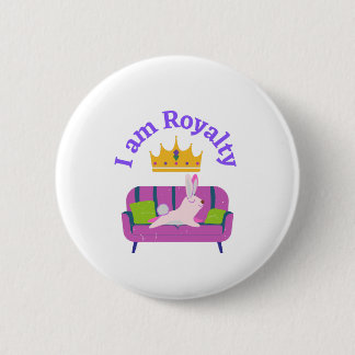 Chapa Redonda De 5 Cm Soy Royalty